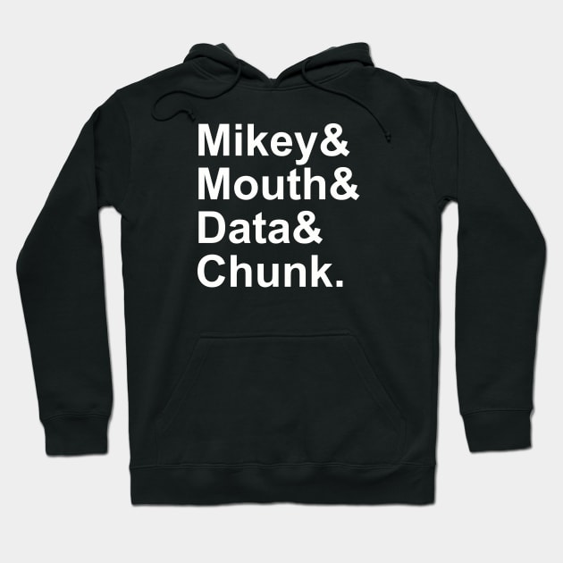 Goonies names Hoodie by @johnnehill